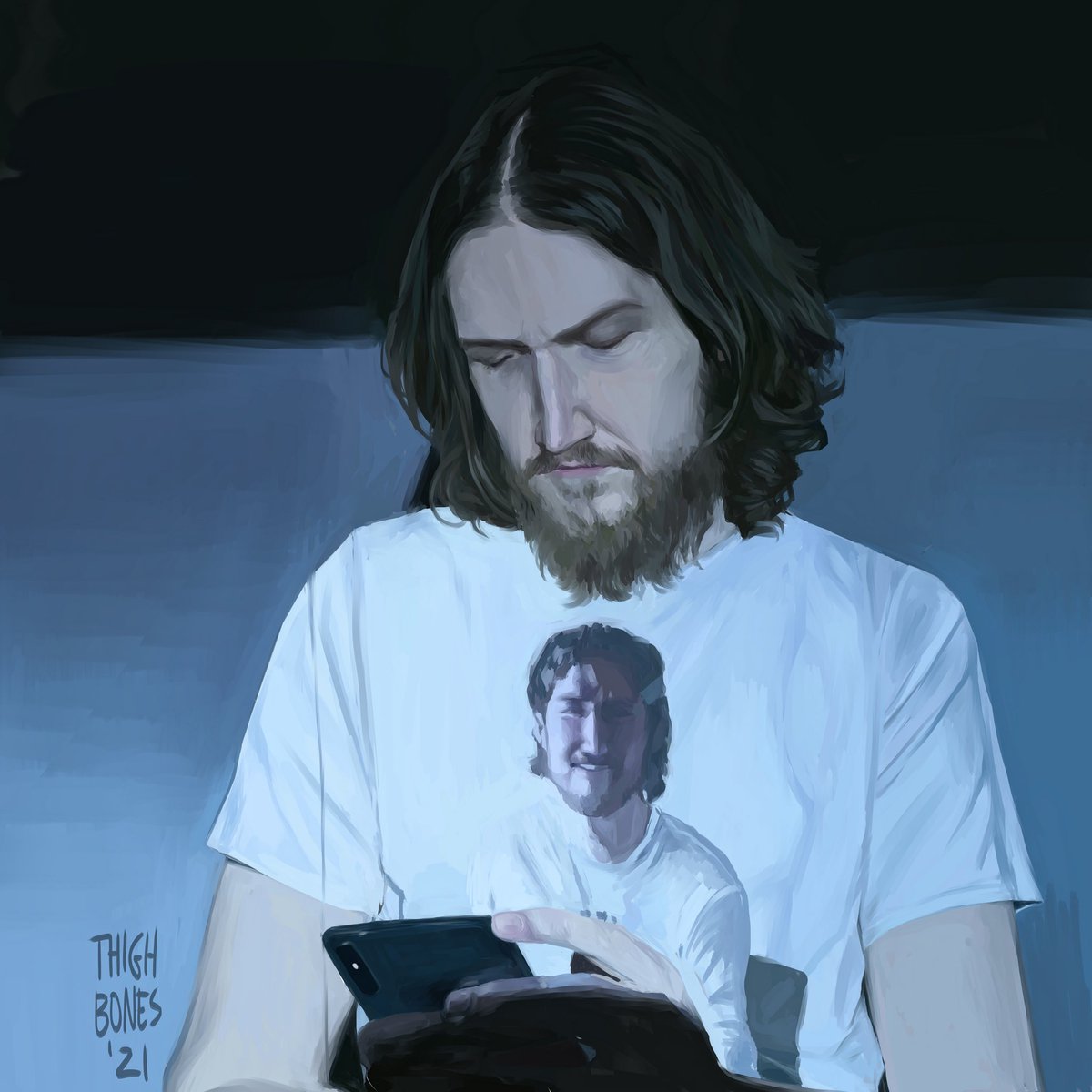 Painted my favourite scene from “Inside” #boburnham #boburnhaminside #digitalpainting