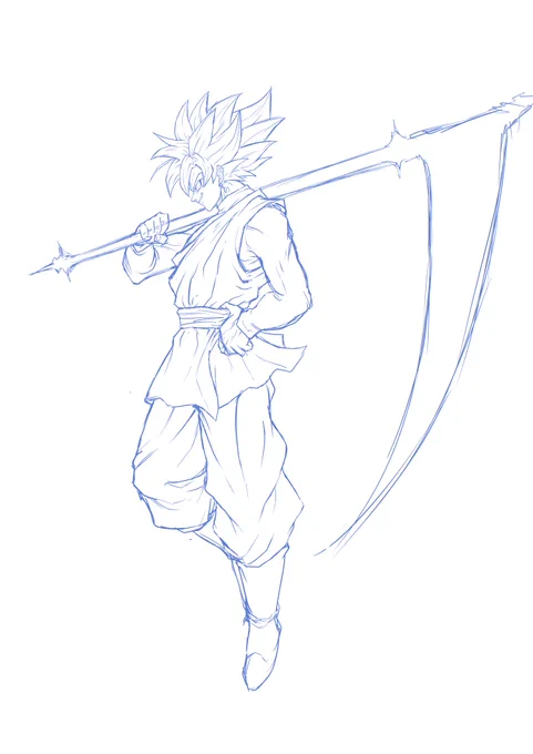 珍しく下書き載せてみる!
#ゴクウブラック 
