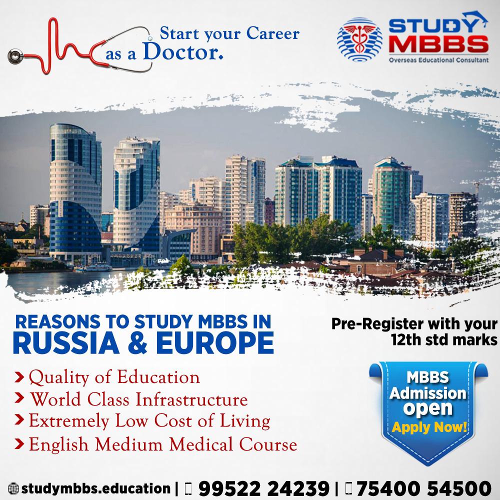 Study MBBS in Abroad with best Universities & Study Medicine in Foreign Universities
#studymbbs #studyabroad #studymedicine #abroadstudy #Studymbbsrussia #studymbbsukraine #studymbbscanada #studymbbsmalaysia https://t.co/MtKRvqTPam