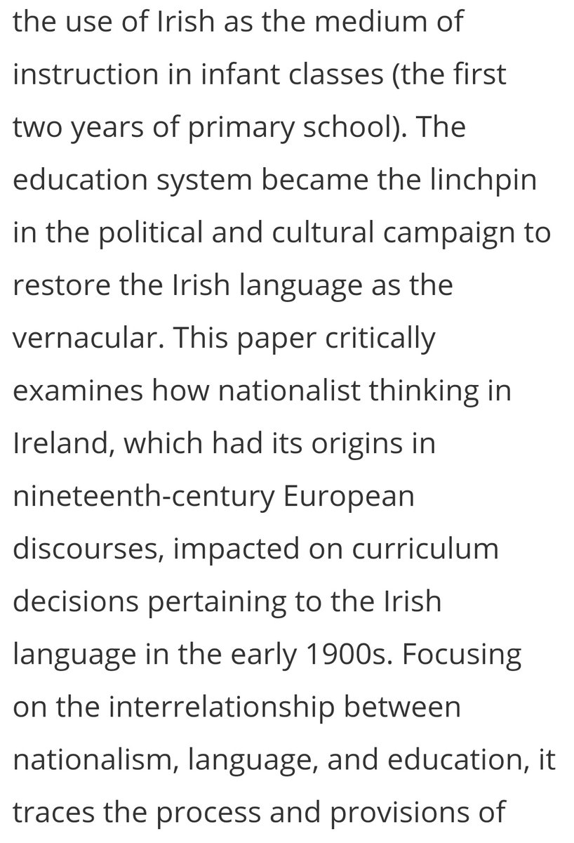 NewsAnatomy13's tweet photo. #NewsAnatomy13 #169
#InternationalJournal of the #HistoryofEducation 13Jan21
#Revival/#Bilingualism?The #IMPACTof #European #nationalistthinking on #Irishlanguage #curricularpolicy around the #advent of #politicalindependence in #Ireland
https://t.co/c1XH8eaamQ https://t.co/Wk5ZTAokZs