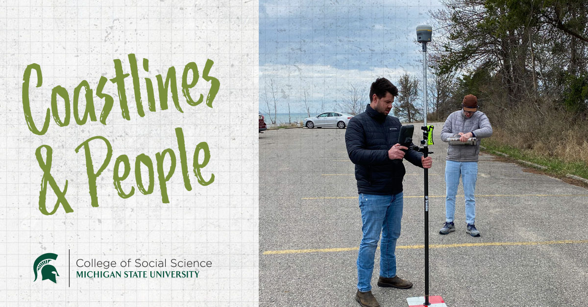 GEOatMSU's tweet photo. Our #MSUCoastlinesandPeople team uses some very cool tech to study our #GreatLakes shorelines. Interested in pursuing a career in #GIS or learning some new skills? Check out our online Professional GIS Certificate program! https://t.co/VfvmybLMfZ #onGEO #RS #MiGreatLakesWeek https://t.co/EHKmg6XVSf