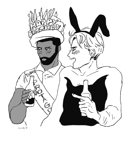 お誕生日会のToday's Protagonistとうさぎニール 