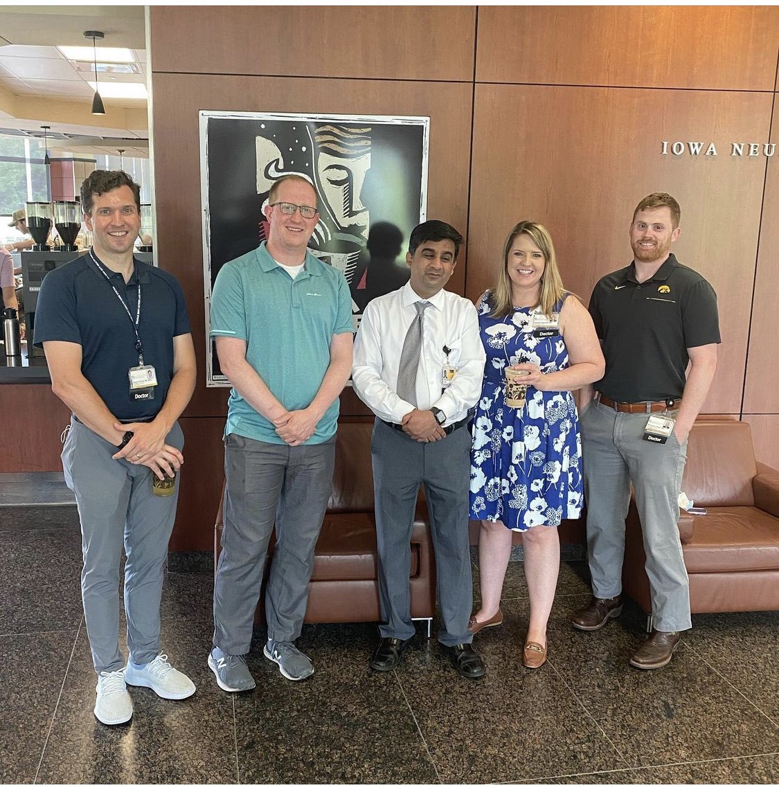 One last <a href="/thejavahouse_/">The Java House</a> run with the boss for the outgoing <a href="/IM_Iowa/">Iowa IM Chiefs</a> crew. Read their farewell here: internalmedicineiowa.org/2021/06/11/far… Like every quartet of Chiefs, you left our residency program <a href="/uihealthcare/">University of Iowa Health Care</a> better than you found it. Thank you!