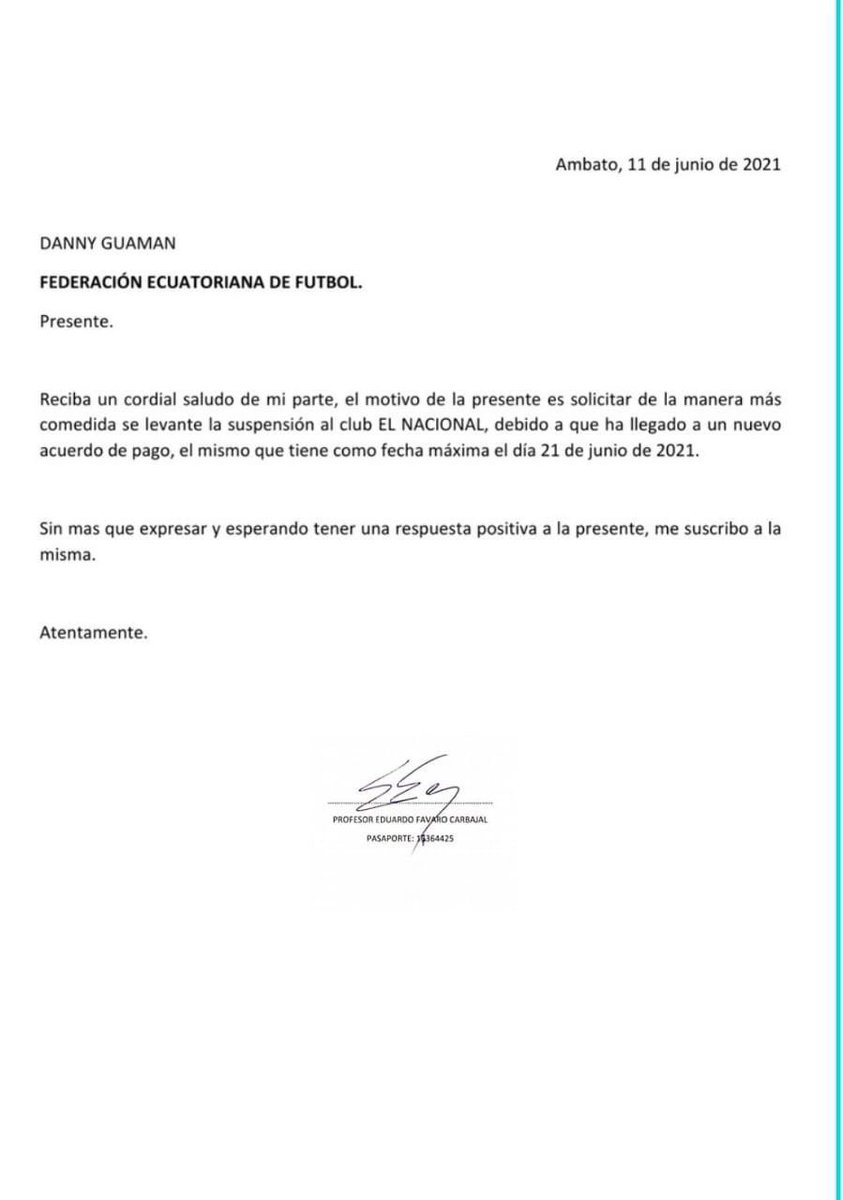 📱💻 Gracias a la gestión del <a href="/FideiPCriollos/">Fideicomiso Puros Criollos</a>, el proyecto de <a href="/Vocero_Bitri/">#Vocero_Bitri</a> y aporte de todos los hinchas del Club Deportivo El Nacional se logró abonar parte de la deuda con Eduardo Favaro. EL FIDEICOMISO es el CAMINO. 👇🏼👇🏼👇🏼👇🏼