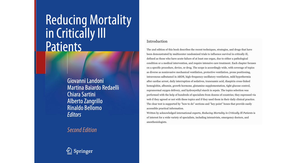 More than 300 #RCTs make a difference in critically ill patients’ survival and we’ve now collected them in a new Springer book. Enjoy it! 🔗 Check out the book link.springer.com/book/10.1007/9… ➡️ Also on Amazon amzn.to/3xggR5D #FOAMcc