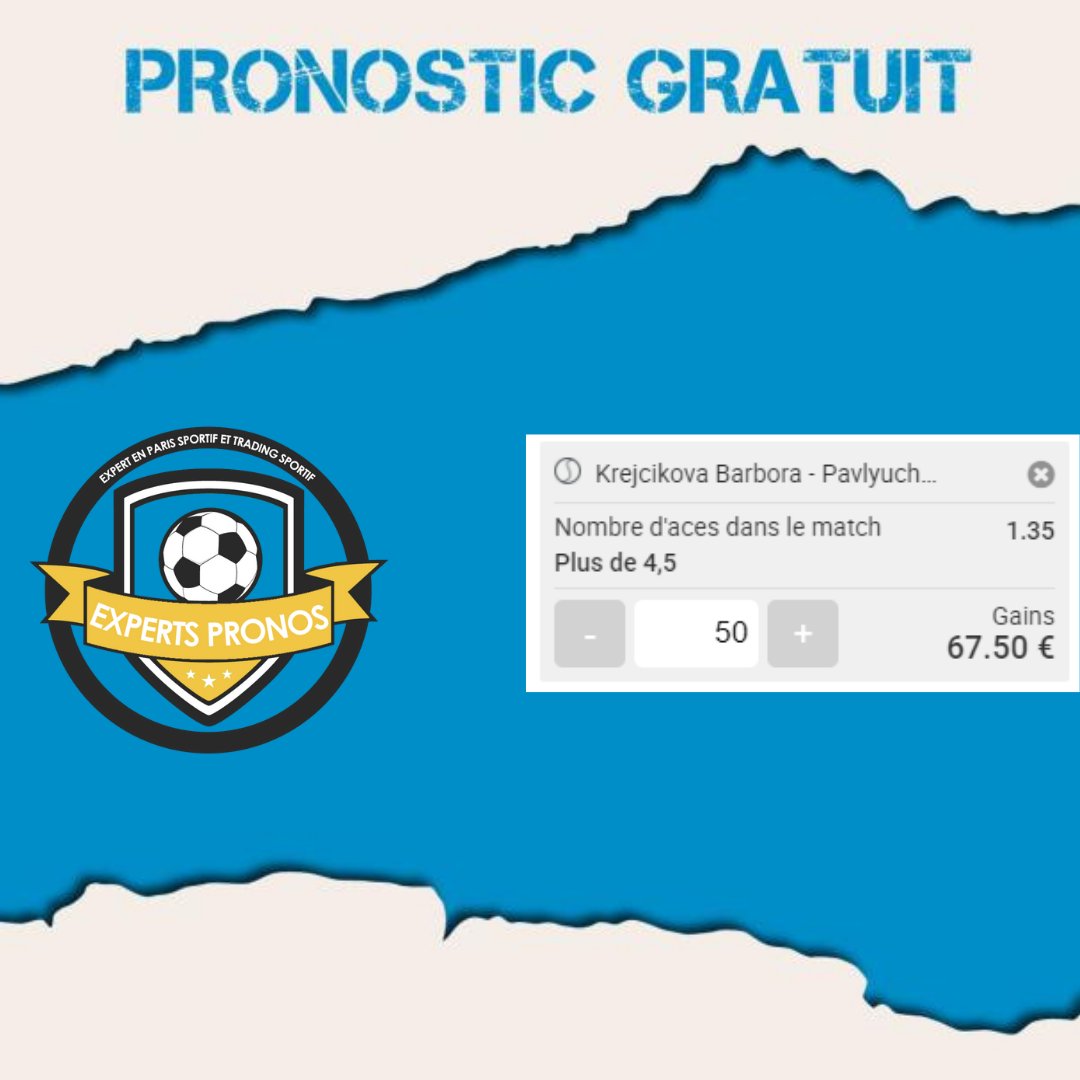 pronos_experts's tweet image. Salut la team nouveau prono public tennis!! Gérez vos mises, c'est un bon safe ;) #TeamParieur