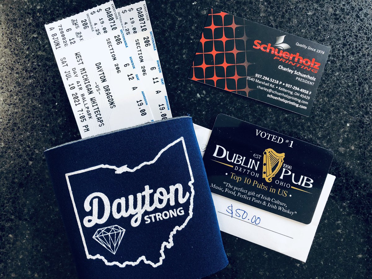 🚨 Who wants FREE stuff?! 🚨
We’re giving away (2) tickets to a #DaytonDragons game & (1) $50 Gift Card to #DublinPub.  
Enter to win by doing the following:
➡️ retweet this image & follow our page 
Contest ends Monday, June 14th @ Noon. 
Submit another entry through Facebook.