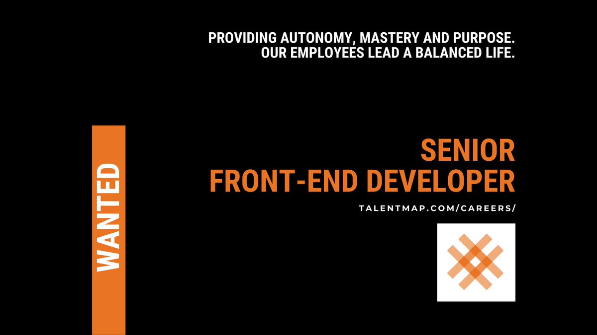 yourworkplace's tweet photo. TalentMap is growing!
Apply here: https://t.co/zRNFelFjox https://t.co/IxLLXPlTBc