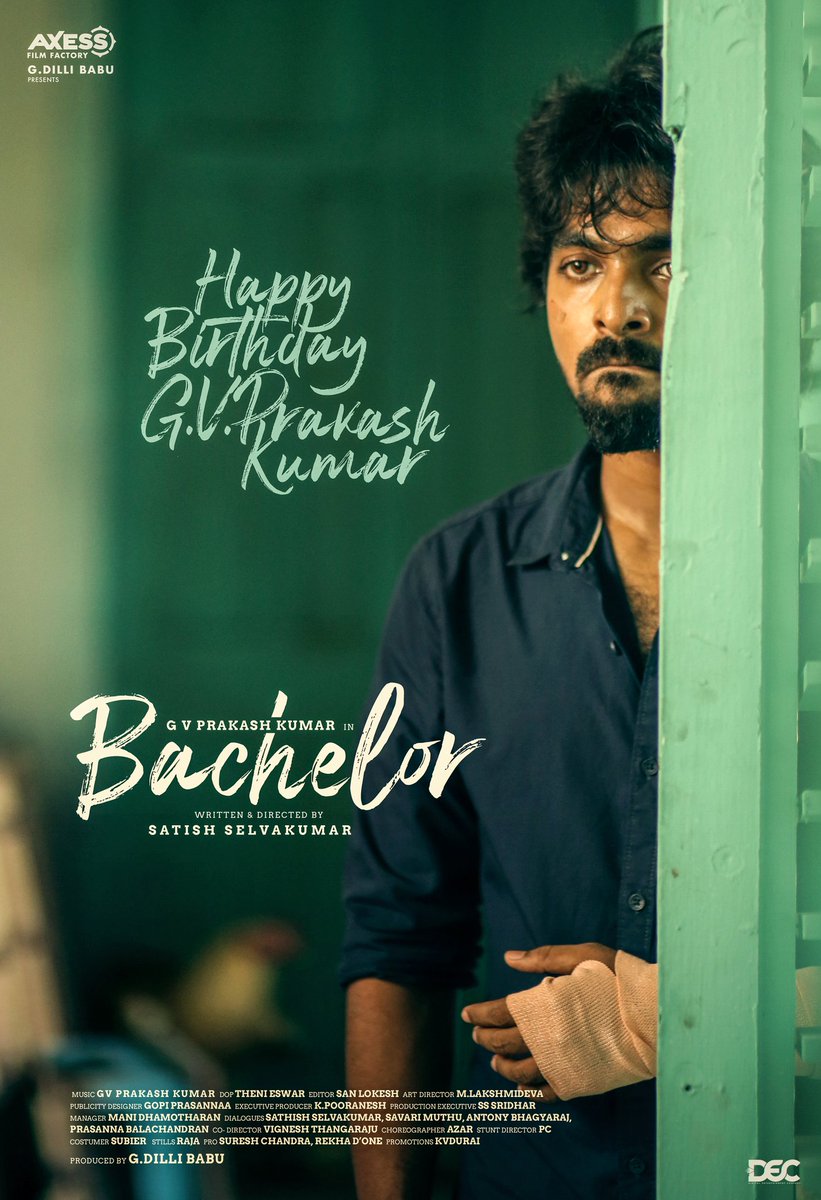 SanthoshSK__'s tweet photo. The man addicted to workaholic #HBDGvprakash 
Isai asuran my dearest darling Hero @gvprakash 💐💐💐🎉🎉🎊🎊❤️❤️ https://t.co/5epcEG6wBq