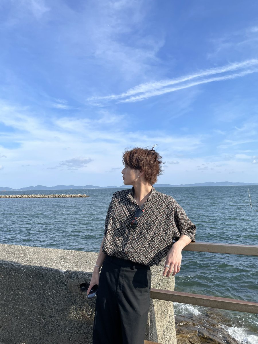 _Ren0116's tweet photo. センターパートいい感じ？ https://t.co/D1rUr6HLfM