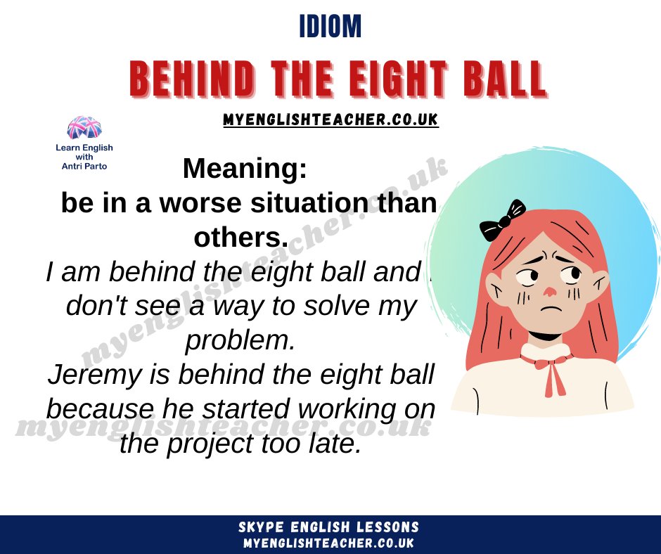 BEHIND THE EIGHT BALL? O que significa a expressão?
