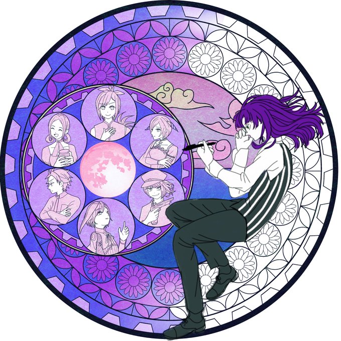 ステンドグラスのtwitterイラスト検索結果