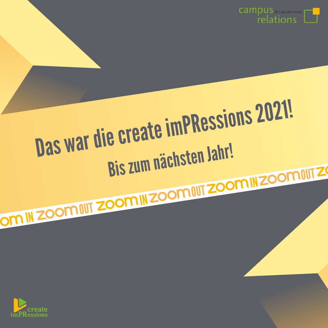 PR_ideen's tweet photo. So schnell kann ein Vormittag vorbeigehen! ⏳ Lange haben wir darauf hingefiebert und nun ist unsere #createimPRessions2021 auch schon wieder vorbei. Wir hoffen, ihr habt inspirierende #ImPRessions bekommen und neue Kontakte geknüpft. Wir wünschen allen ein schönes Wochenende! https://t.co/DmfsNo0wUW