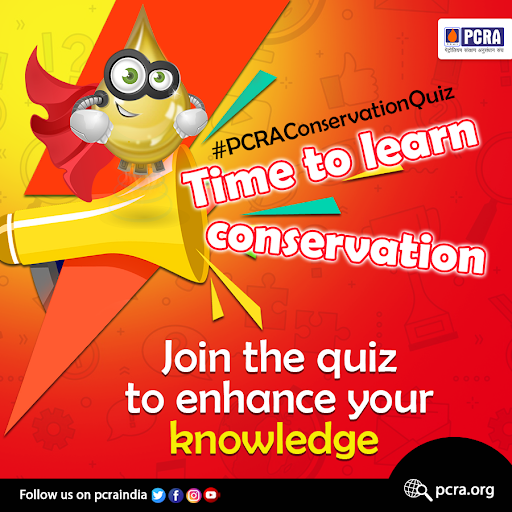 Participate in PCRA conservation quiz and answer the questions related to petroleum conservation &amp; win exciting prizes. To join the quiz,  log on to bit.ly/3pnYHw6 
#PCRA #conservefuture #Contest #ContestAlert 
<a href="/mygovindia/">MyGovIndia</a> <a href="/dpradhanbjp/">Dharmendra Pradhan</a> <a href="/PetroleumMin/">Ministry of Petroleum and Natural Gas #MoPNG</a>