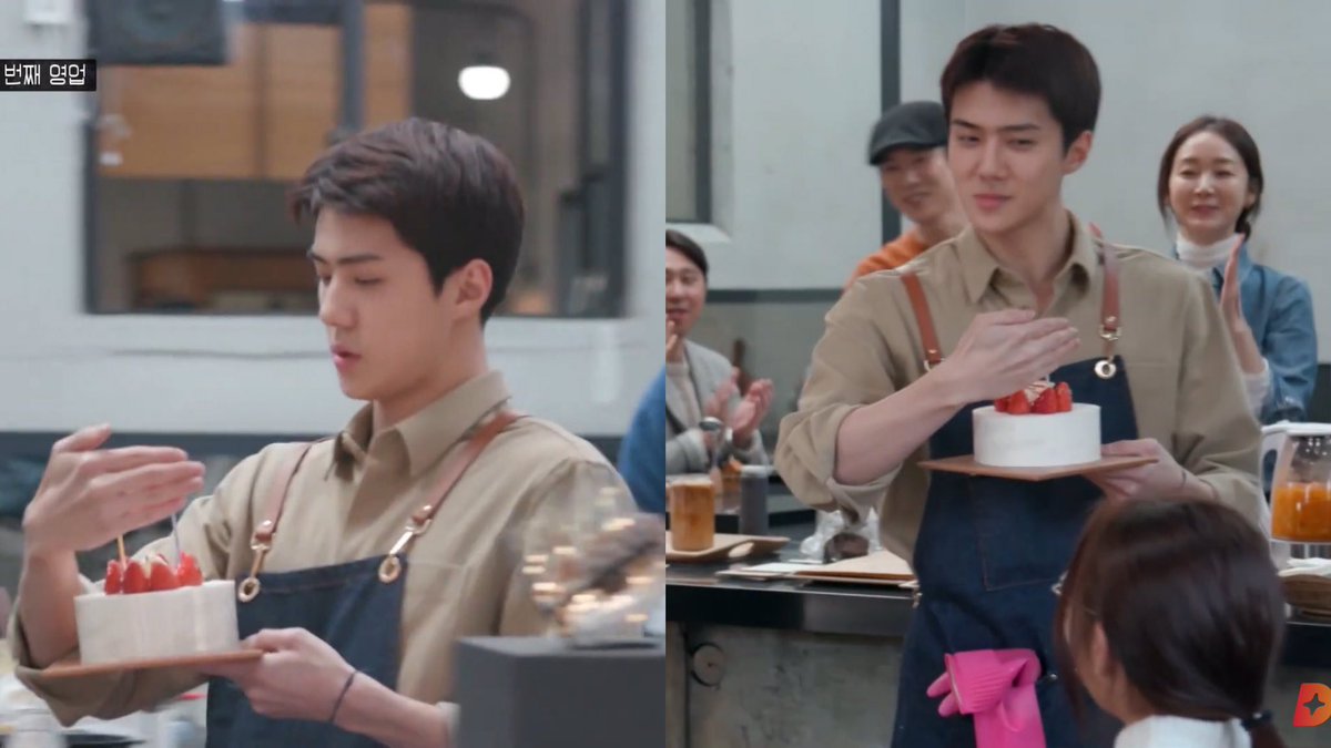 Oh Sehun, the birthday cake fairy who is always in charge of holding birthday cakes 🎂🧡✨

For Minseok                 For Junmyeon 

For Chanyeol               For a customer 
                                      ‘Coffee Friends’