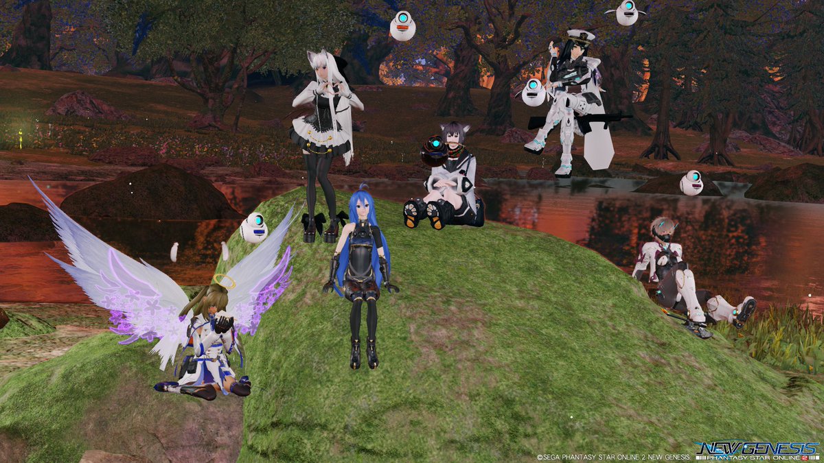 BlueFairyKnight's tweet photo. チムメンとSS撮りました！
今度サーバーが落ち着いたらもっとゆっくりやりましょうｗ https://t.co/KAfeCyaEJr