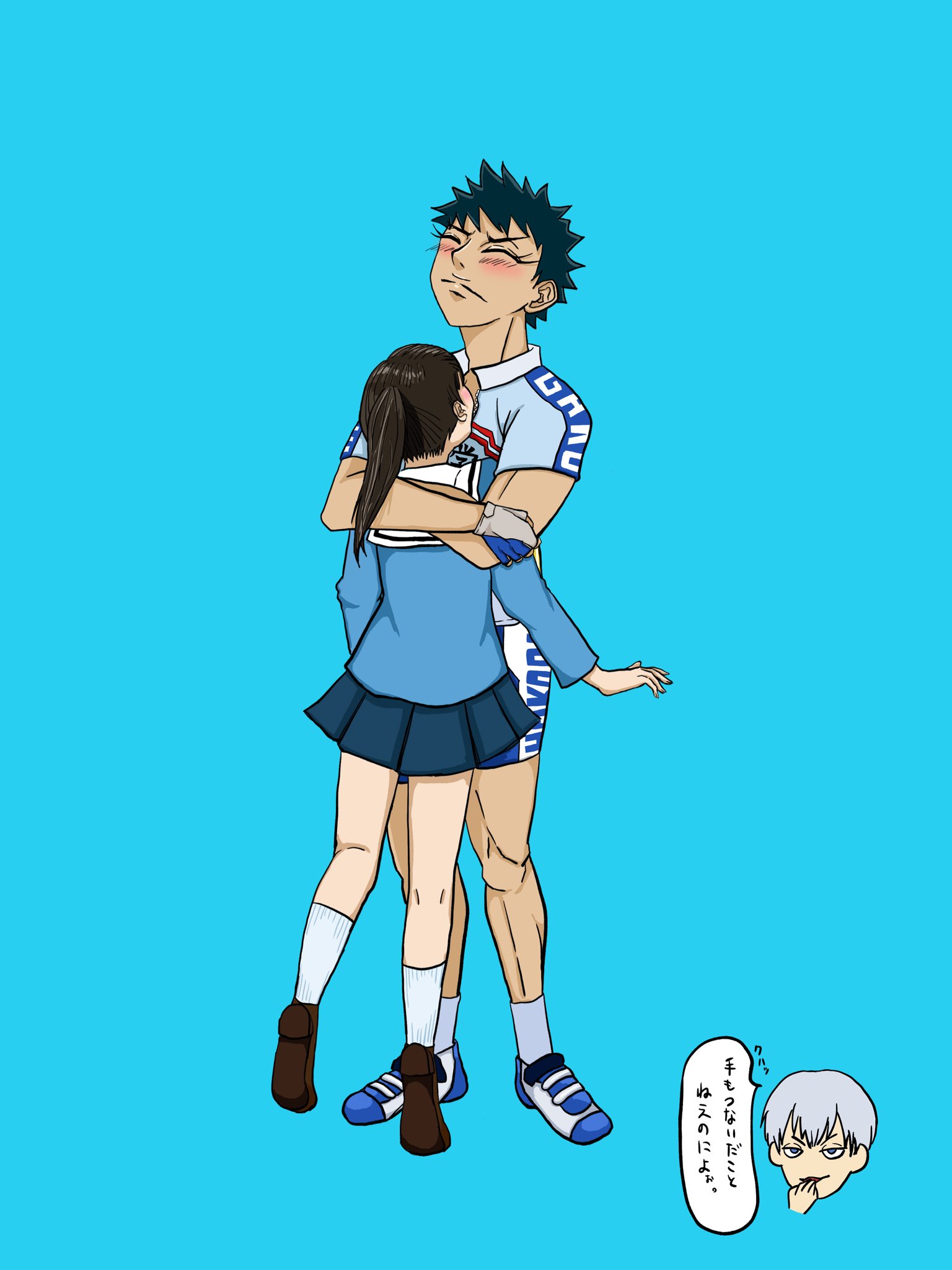 耳 アブ デジタル絵 弱虫ペダル 弱ペダ夢女子さんと繋がりたい 夢女子 夢絵 泉田塔一郎 黒田雪成 箱学 箱根学園 自転車好きと繋がりたい ロードバイク 制服 ユニフォーム T Co Pthrgv8ozh Twitter