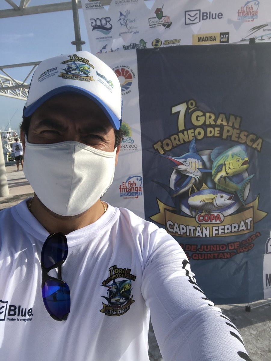 IvanFerrat's tweet photo. Primer día de pesca 🎣 Torneo Copa Capitan Ferrat 7o edición @CCE_Caribe @NauticosQRoo @CancunPesca @AytoCancun @GobQuintanaRoo @CarlosJoaquin @MaraLezama https://t.co/4dM5YXWX0H
