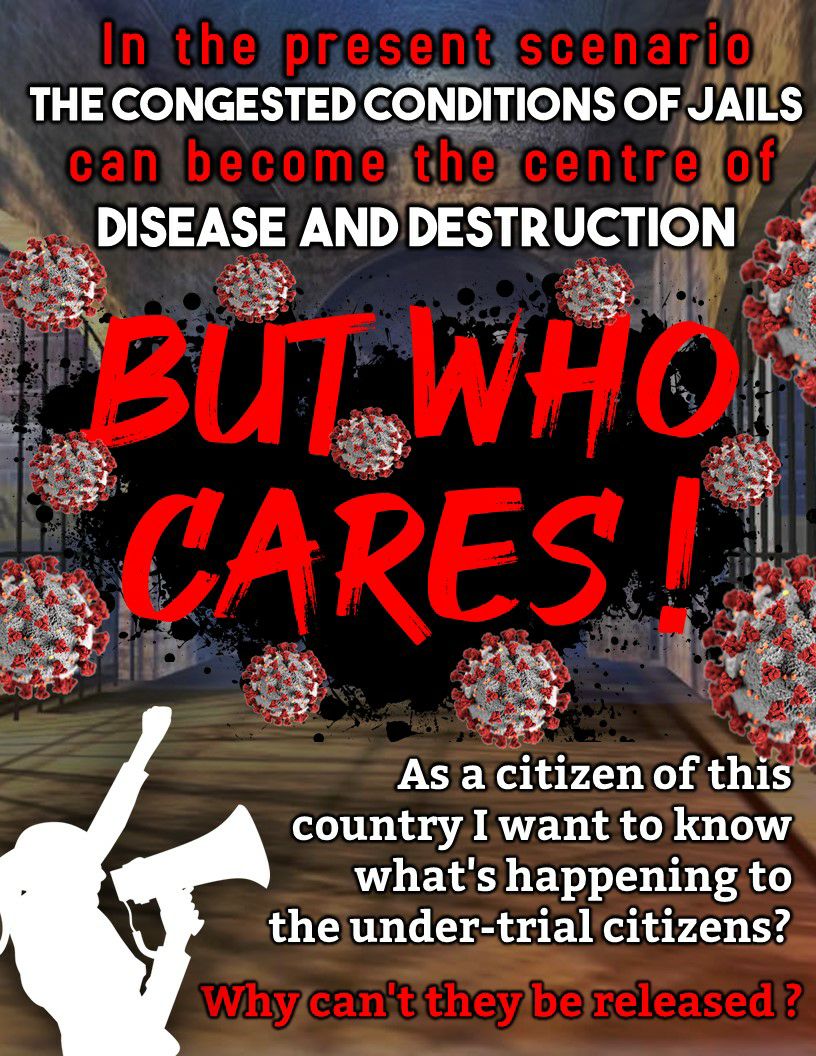 AkhandB22429402's tweet photo. Decongestion was the prime motto and the apex court had asked the HPC to formulate its own generous rules to ensure the prisons are able to maintain social distancing. Very few states followed the order seriously. 
Voice For COVID Prisoners ✊
#Justice_For_Covid_Prisoners https://t.co/xtav0RyyMW