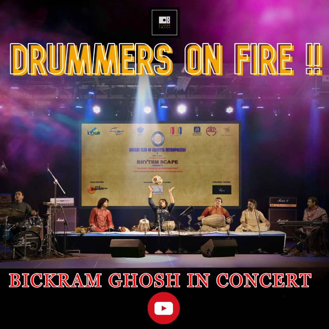 _AngeJor's tweet photo. Out tomorrow on my Youtube channel :
#DrummersOnFire !
A fun instrumental drum jam  with my signature band #Rhythmscape - a performance that is literally on fire !
Link to my channel : https://t.co/Y5Z3m1otf7
#BickramGhosh #tablalovers #TABLA
#drumsolo #drumjam https://t.co/rXRGo0JzMP