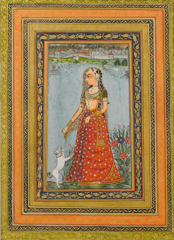 theheritagelab's tweet image. Sometimes, all one needs is quiet time with a pet. 
Feat. the #Saluki hound. 

Mughal, 1790.