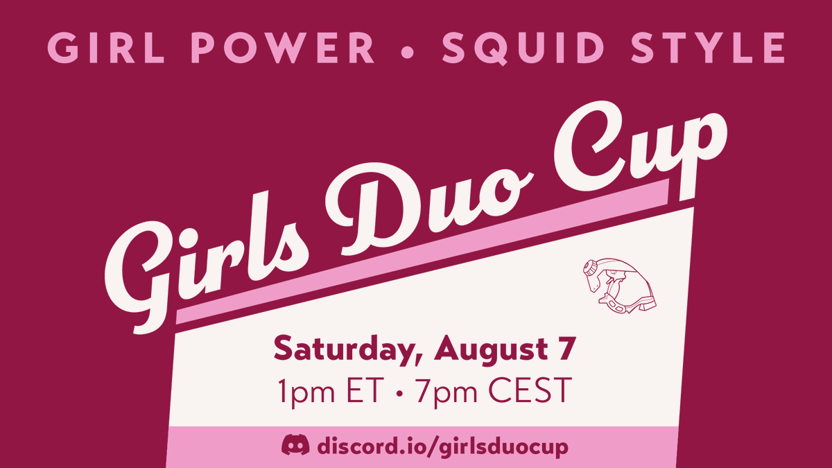 Girls Duo Cup is back!

7th of August
7pm CEST/ 1pm ET

Register as a Pair
Find another Pair
Play 4v4 Matches

In cooperation with Dapple Productions as TOs and Streamers from now on.

Signup with one of your friends on the official GDC Discord:
discord.gg/rmFs4pe