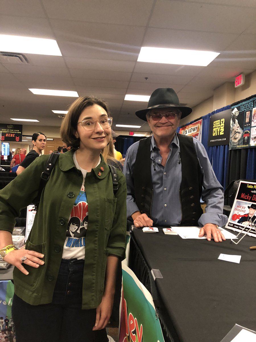 sidewalksiren's tweet photo. Yes - the weird Monkees girl from High School is fully vaccinated and living her best life! #imabeliever #saturdayschild #randyscousegit https://t.co/at1PlcisXX