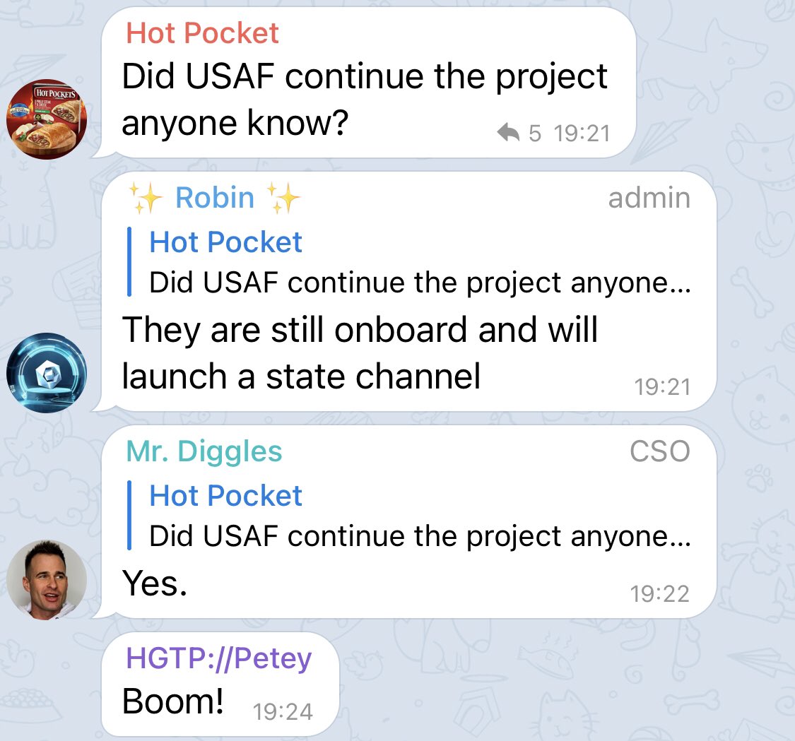 r0lluf's tweet photo. “Did USAF continue the project?”
- YES
$DAG $LTX
#hypergraph
#HGTP
#LayerZero
#ZeroFeeNetwork
#LightningFastTransactions https://t.co/JzwjnDVT5N