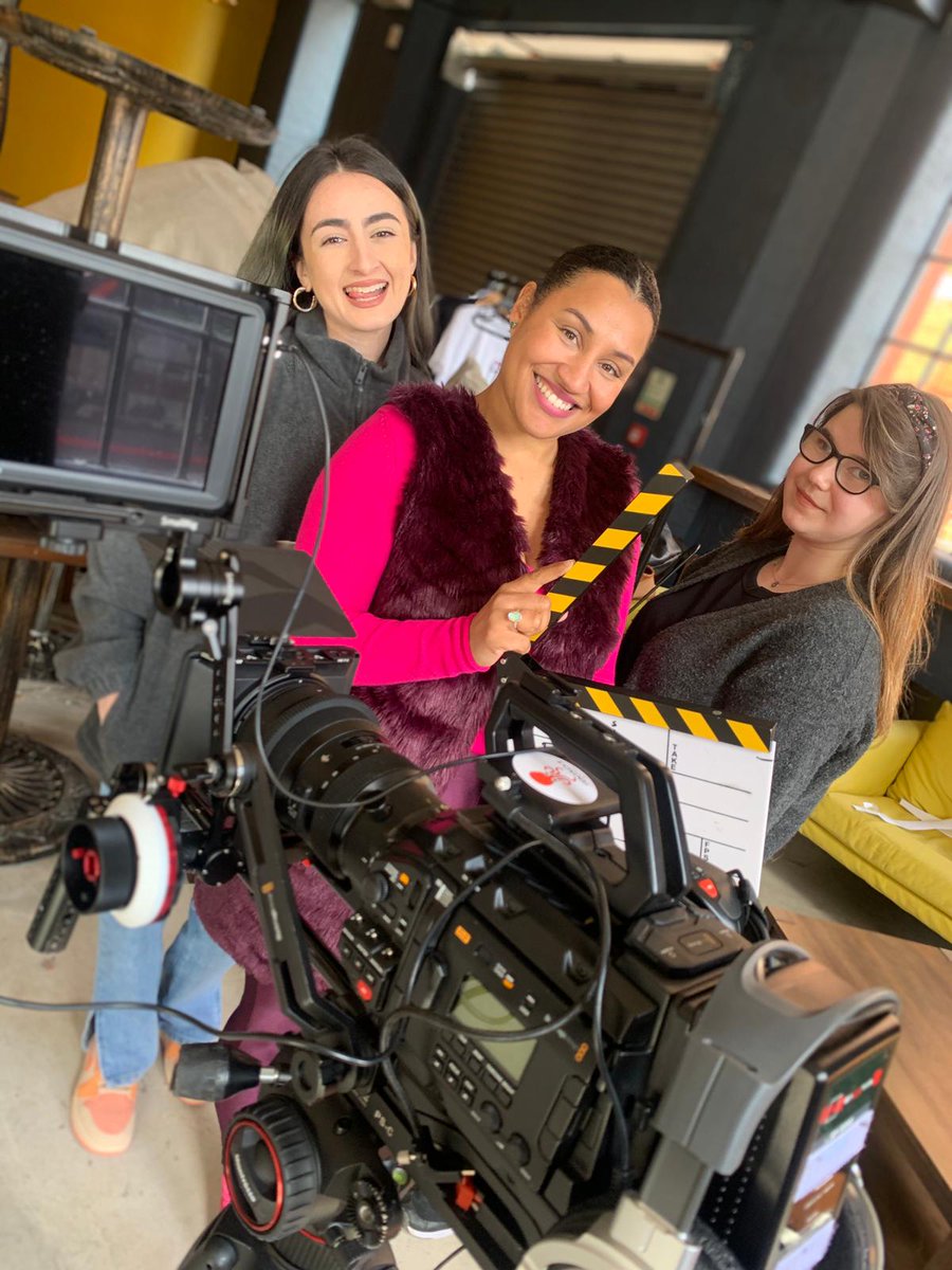 punchrecords's tweet photo. Let's give it up to the team behind SHE #SeeHerEmpowered 👏

Director and Co-producer @TenishaWhiteact 
Co-producer &amp; editor @DAfilms 
Assistant Producers @leilahbell &amp; Jemma Kinzett

🎬 https://t.co/FJ3ognwXpa @CREMEatAston https://t.co/6TQTUhSHjG