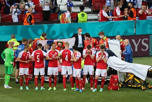 كأس أوروبا.. وعكة صحية للدنماركي كريستيان إريكسن توقف المباراة ضد فنلندا