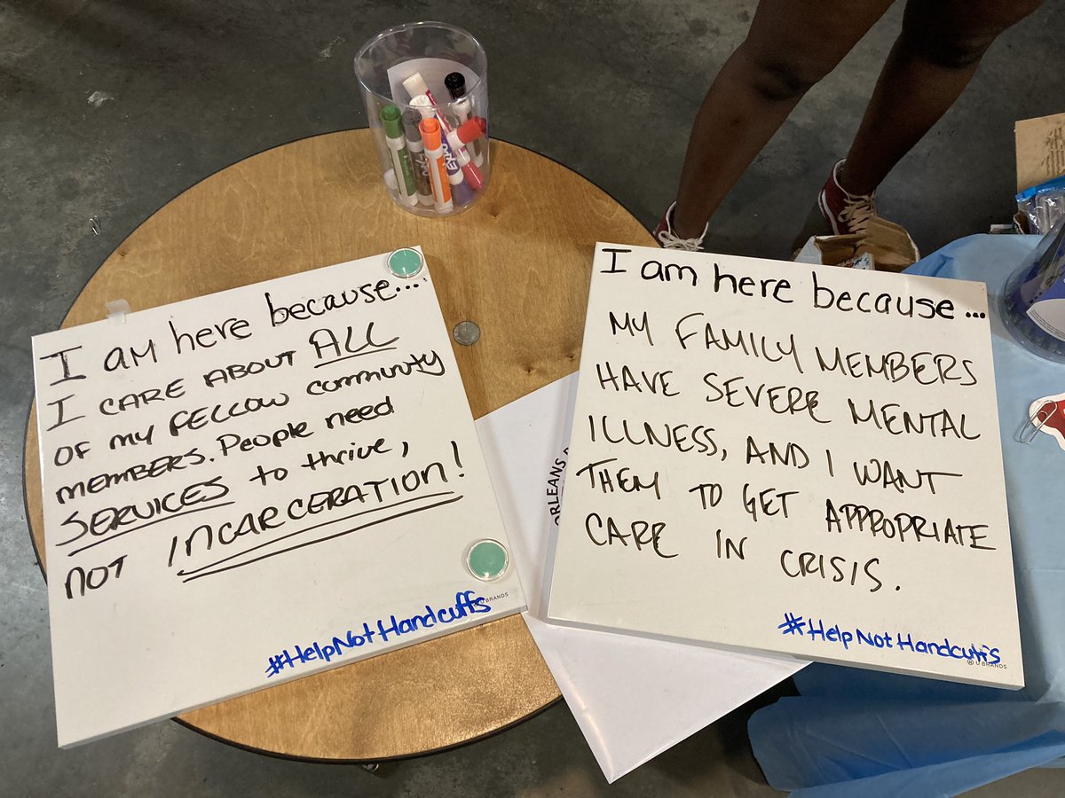 OPPRCNOLA's tweet image. District C residents are now sharing their experiences &amp;amp; why #HelpNotHandcuffs is crucial.