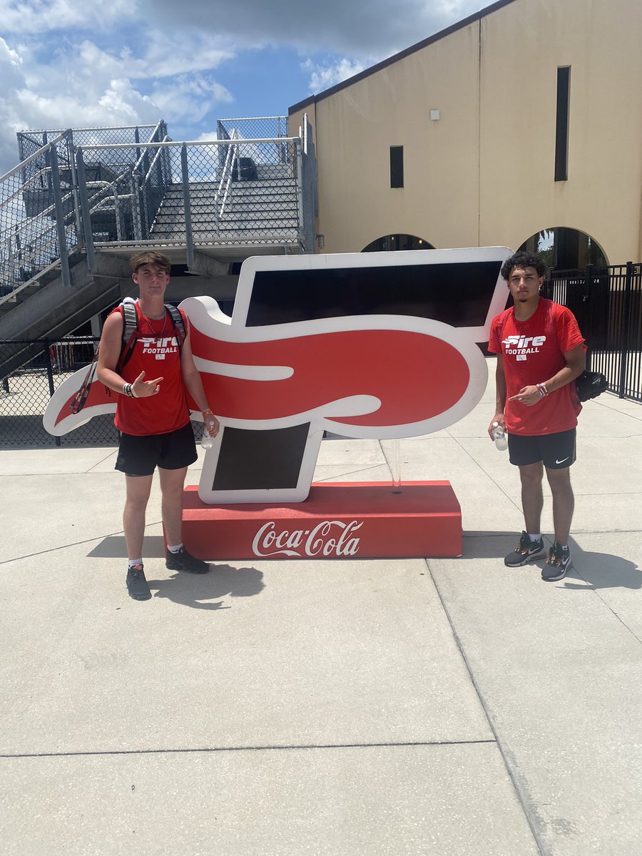 Had a great day at the <a href="/SEUFireFootball/">Southeastern Football</a> camp, great coaches and a nice campus! <a href="/CoachKGRoberts/">Kendall Roberts</a> <a href="/QuentinOBrien7/">Quentin O’Brien</a>