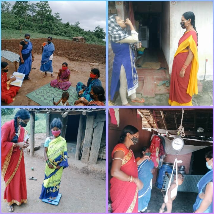 WCDOdisha's tweet photo. Anganwadi Workers are making regular homevisits in hard to reach areas to avail them different services under ICDS, viz. counseling of mothers on #AntenatalCare, weighment of pregnant 🤰 women, #GrowthMonitoring of children and #IFAAdministration.

#OdishaCares
@MinistryWCD https://t.co/WaJvkEFG7k