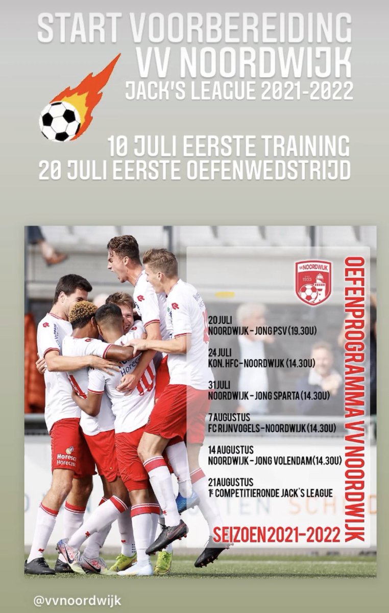 Oefenprogramma Noordwijk 1.