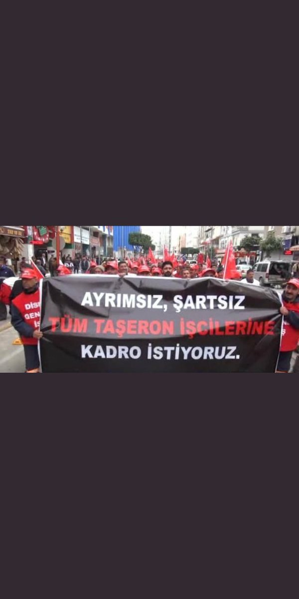 #TaşeronİşçilerinMücadelesiSürecek