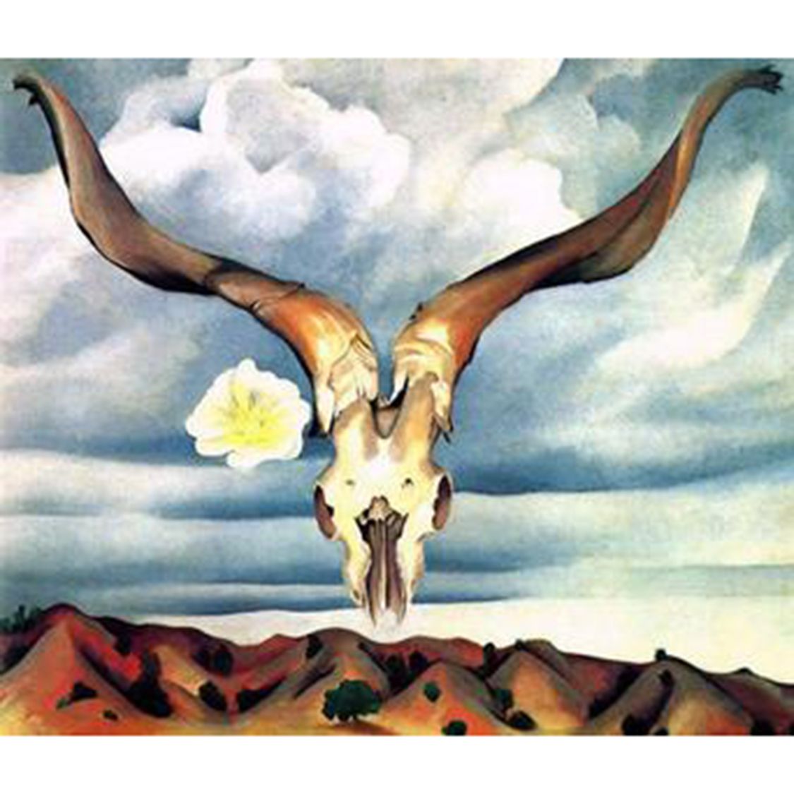 Inspired by O’Keeffe’s work &amp; the way she grew over her career. Just as she found inspiration in depicting things as different from each other as cow skulls &amp; views from a jet airplane, we approach projects w/fresh eyes &amp; a hope for growth, for us &amp; our clients #BusinessStrategy