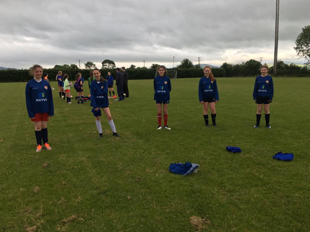 BallymackeyF's tweet photo. @AVIVAIRELAND have sent us Soccer Sisters gear to kit out 70 of our younger girls. Our girl’s put in a great effort participating in the Aviva FAI virtual Camps at Halloween and Easter, doing the practices & posting videos and we have now got this lovely reward. #SafeToDreamTeam https://t.co/fILrGb7iDd
