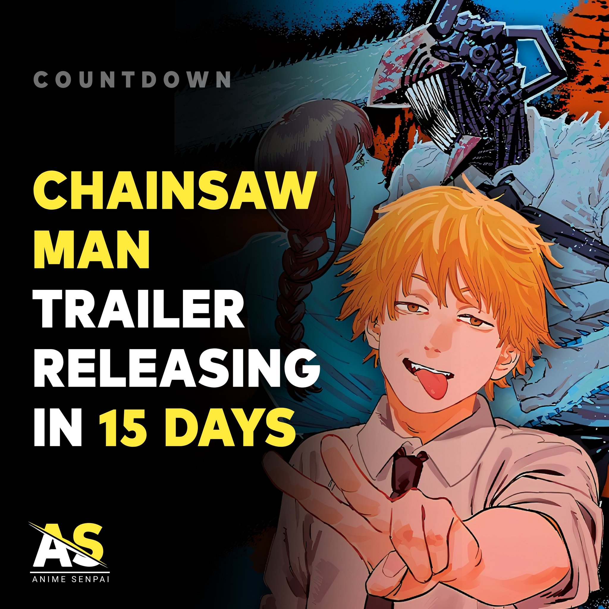 Anime Senpai On Twitter Studio Mappa S New Anime Chainsaw Man Trailer Releasing In 15 Days Https T Co Ivurogk08h Twitter