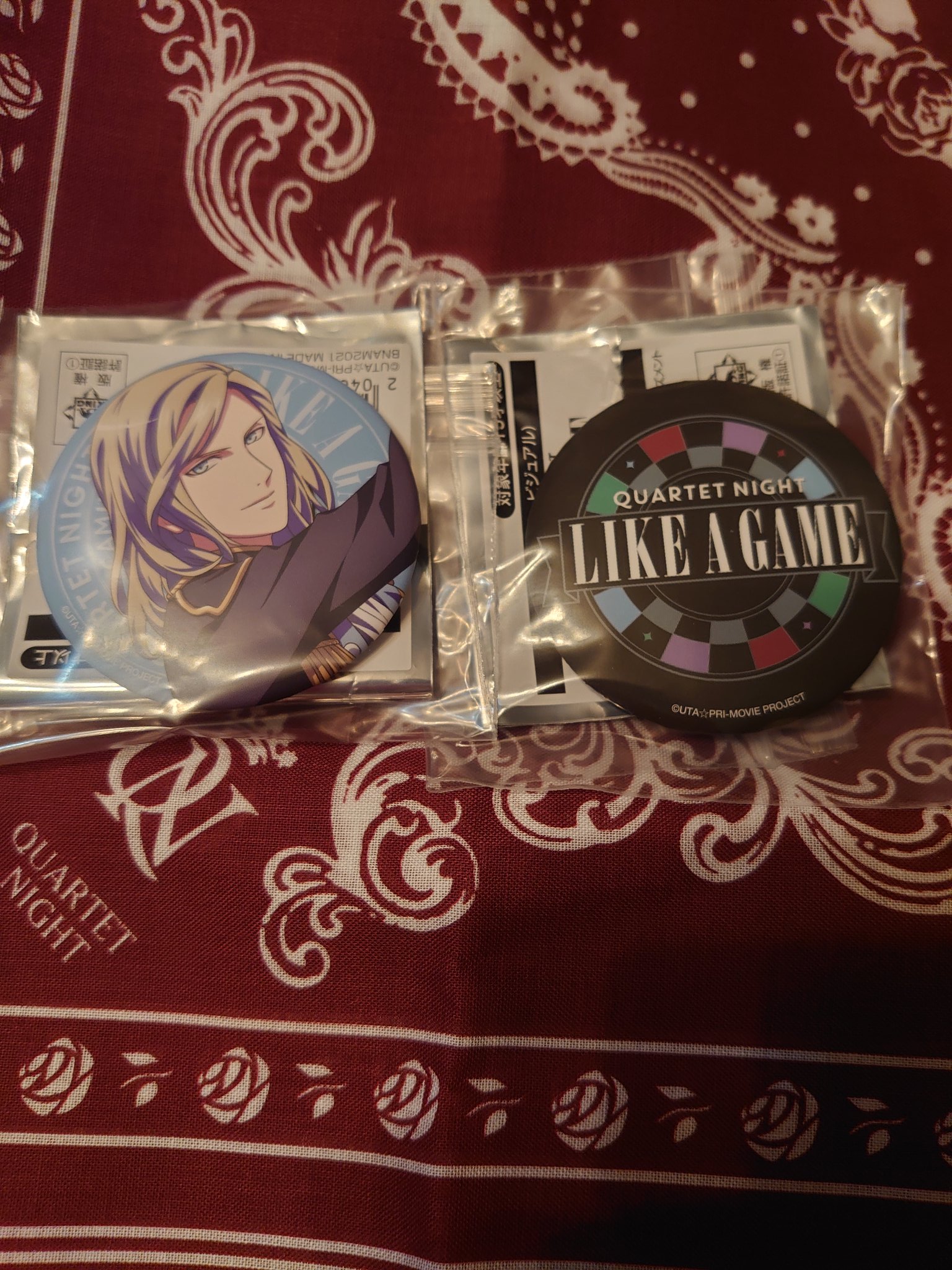 Alice 名古屋 土日 A Twitter 交換 うたプリ Quartet Night Like A Game ライクアゲーム カルナイ カラアゲ Cg Star Live Cgライブ 缶バッジ 缶バッチ 譲 カミュ ロゴ 求 蘭丸 集合 13日サンシャインシティ 池袋 手渡し 後日名古屋手渡しできる方よろしく