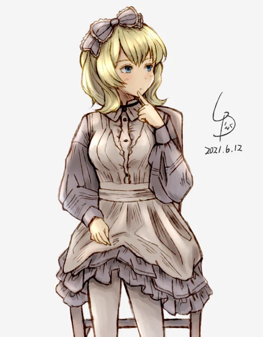 『Admiralに言われて着替えたはいいけど・・・何するのかしら?('ω')』
#コロラド
#艦これ版深夜の真剣お絵描き60分一本勝負
#艦これ版真剣お絵描き60分一本勝負_20210612
本日はサプライズでゴスロリコロちゃんの撮影会です!(・ω・)ノ 