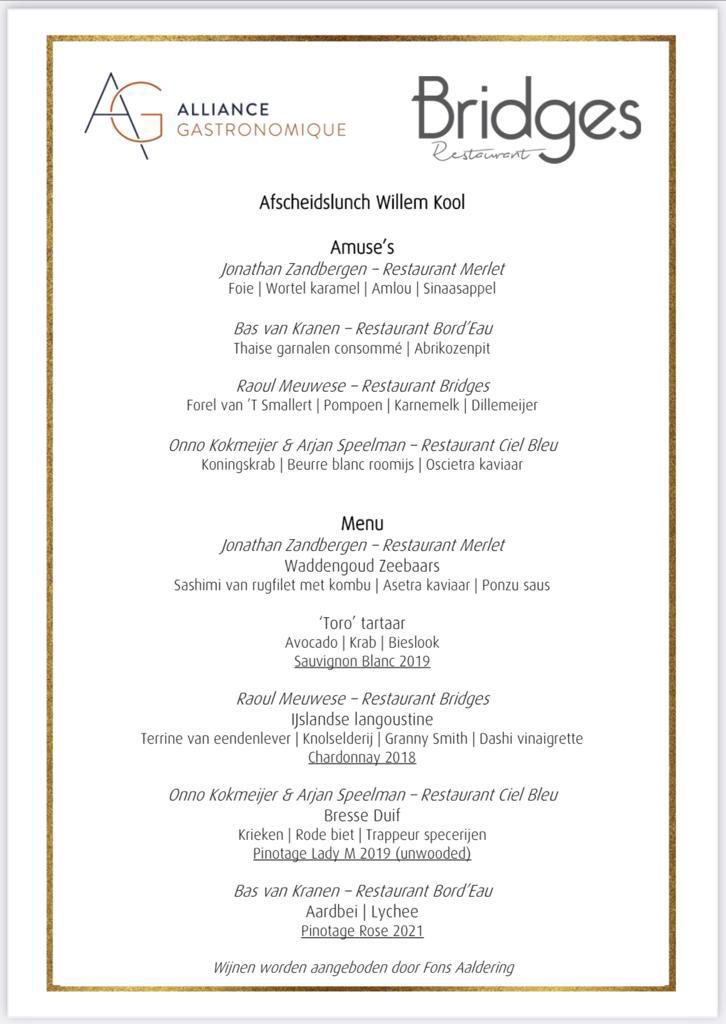 #lifeiskool de cirkel is rond met laatste Afscheidslunch als gezicht Stan Huygens Journaal <a href="/telegraaf/">De Telegraaf</a> in de tuin van hotel Sofitel legend The Grand Amsterdam. Sublieme sterrenlunch en heerlijke wijnen van <a href="/AalderingWines/">AalderingWines</a>