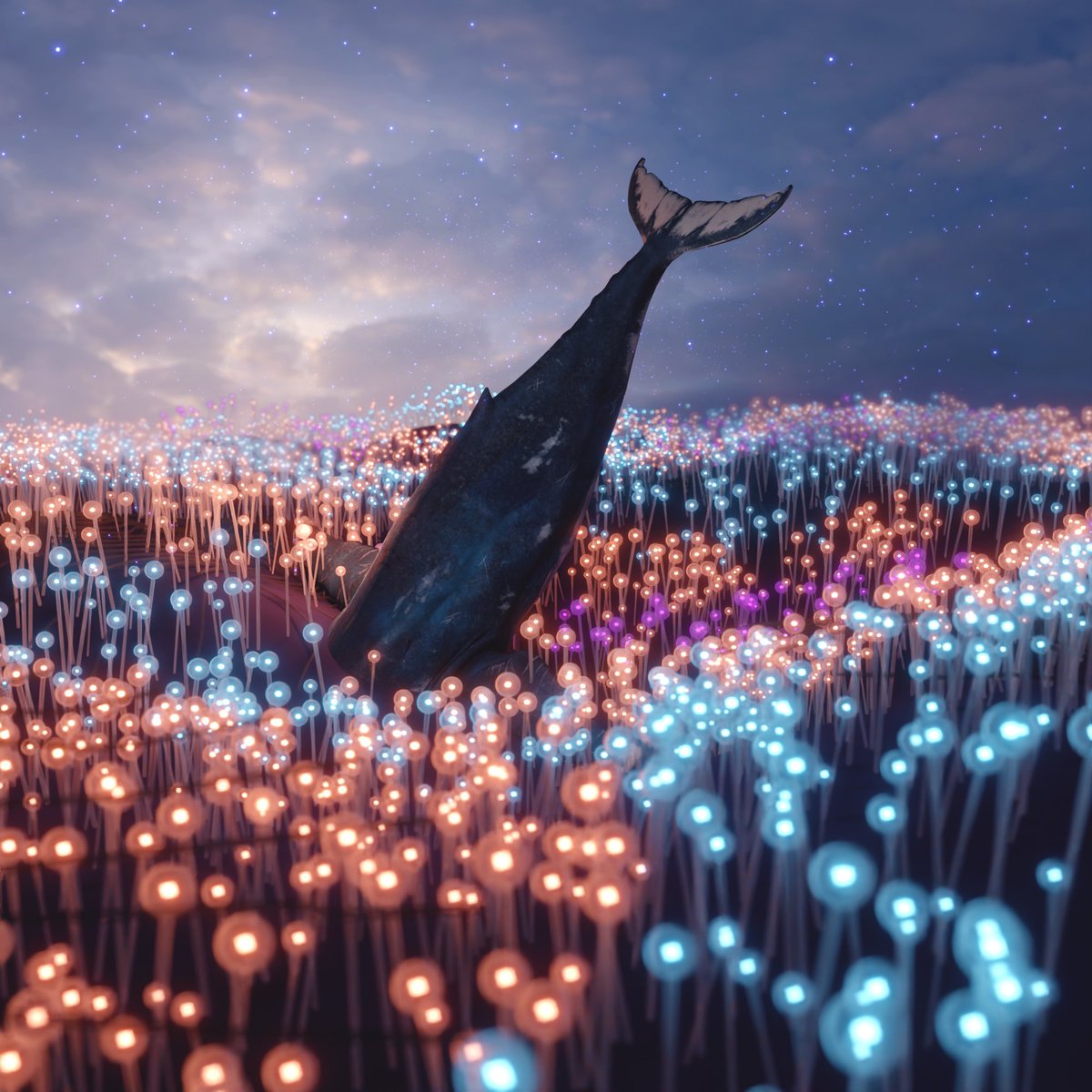 What if🤔 
“is it a light?~” on <a href="/hicetnunc2000/">h2000</a> ?👀
25 editions maybe🌸