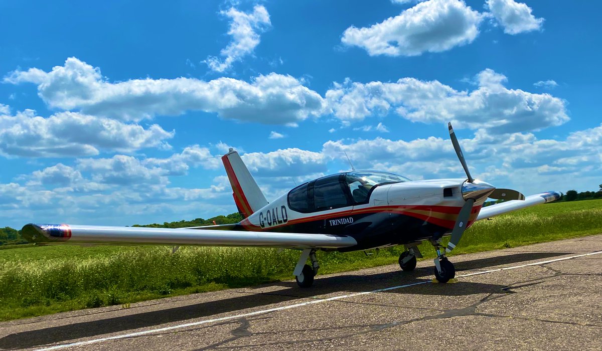 Did you know you can fly into our friendly club for drink and a chat? these guys did in this great looking Socata Trinidad
