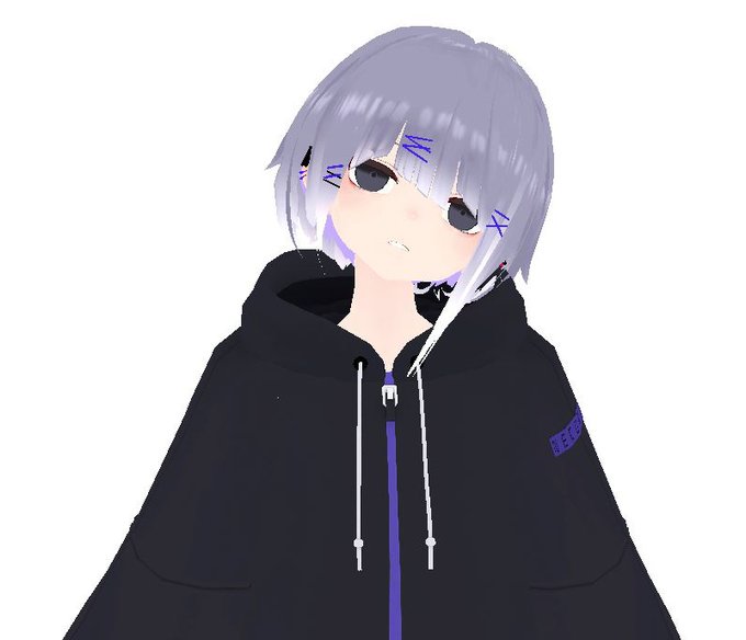 #アングラの子 ちょと色イジっただけ カワイイ～.. 口大きく開けるやり方わからんので一旦諦めました いつかわかるでしょう 