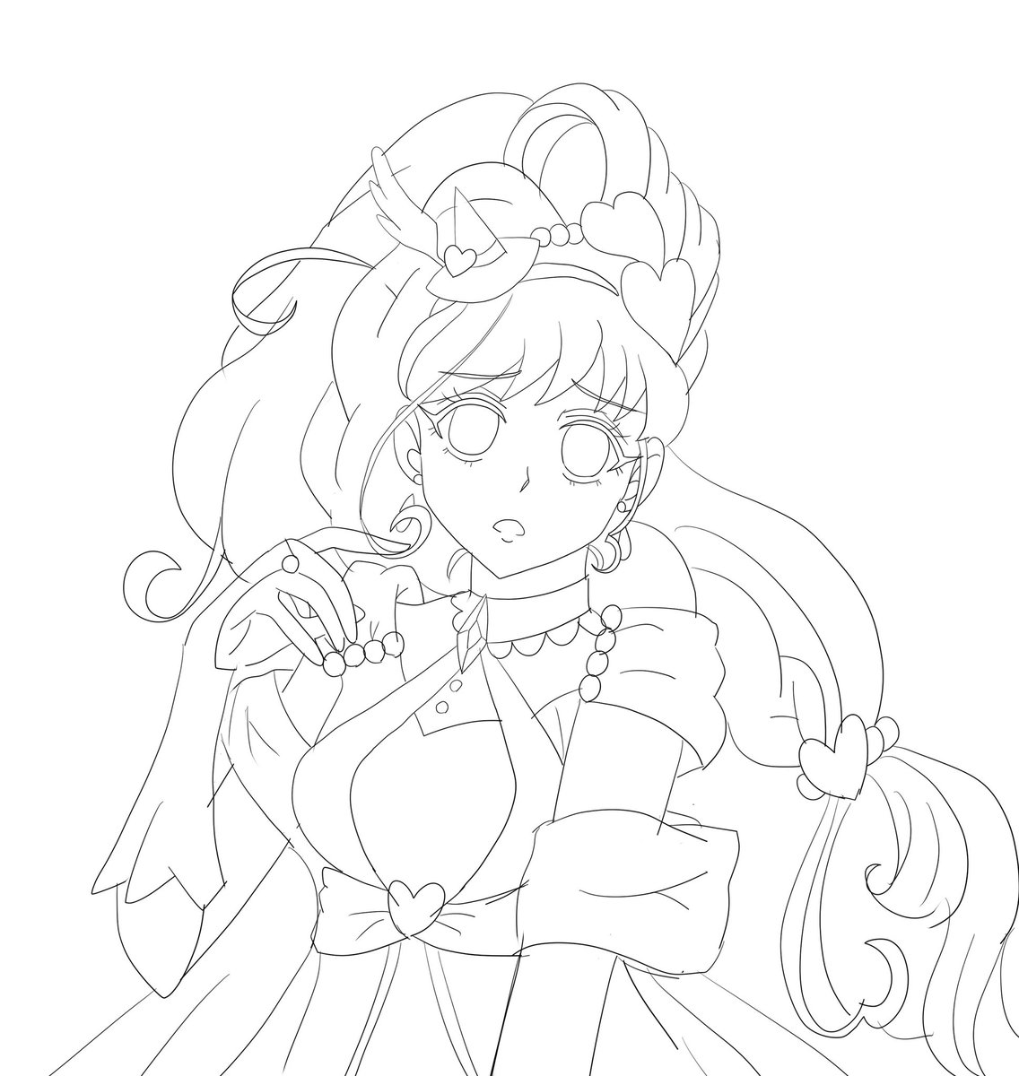 桃太郎 On Twitter 今日のワンドロお題で描いてたミラクルちゃん ワンドロでは下書きが精一杯だった サファイアスタイル好きなんです イラスト練習中