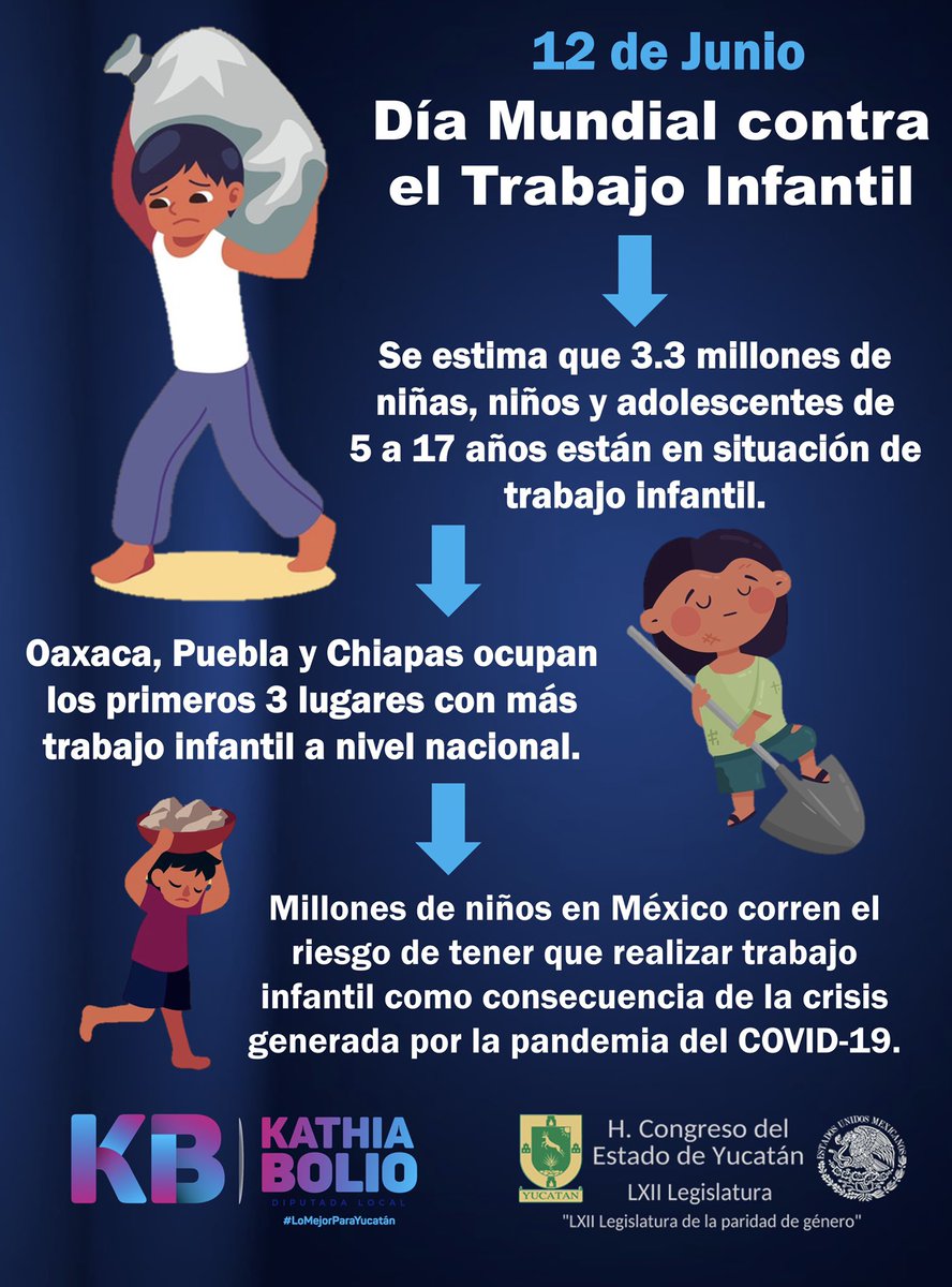 KathiaBolio's tweet photo. ¡No al trabajo infantil en México! 🛑✋

#DíaMundialcontraelTrabajoInfantil https://t.co/YWGoIQq17L
