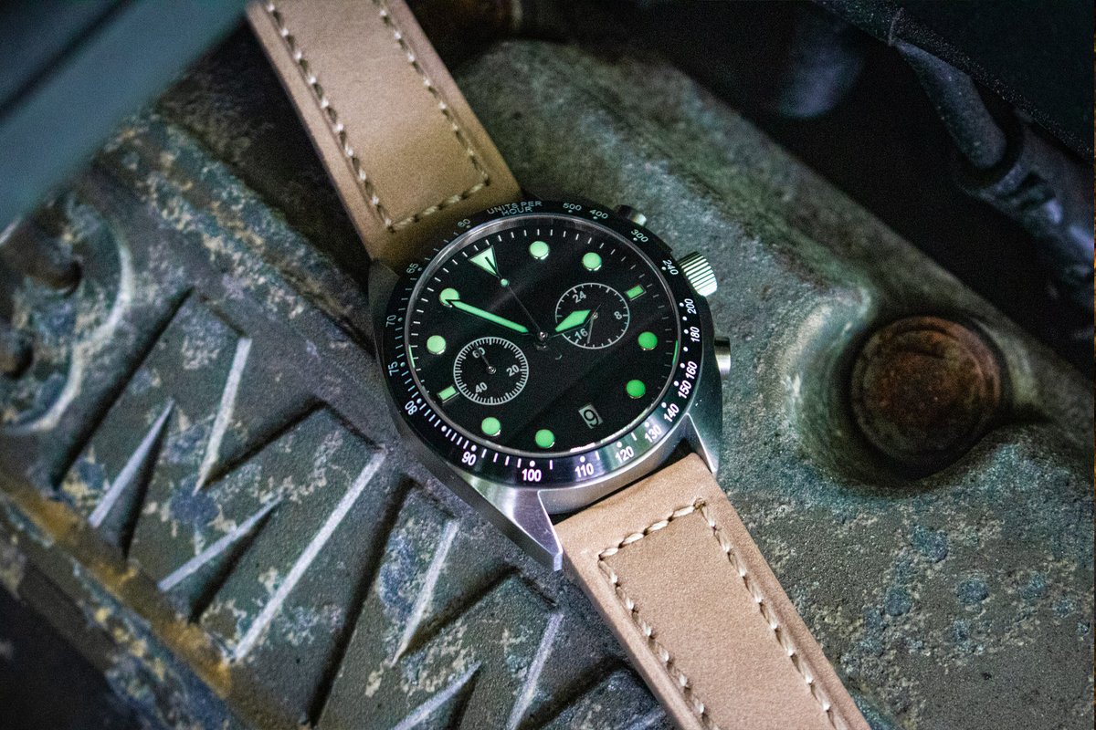 The Drive E04/A, the perfect companion to automotive travels... even the ones spent on the driveway with a wrench. Which Enoksen Chronograph is your preferred choice?