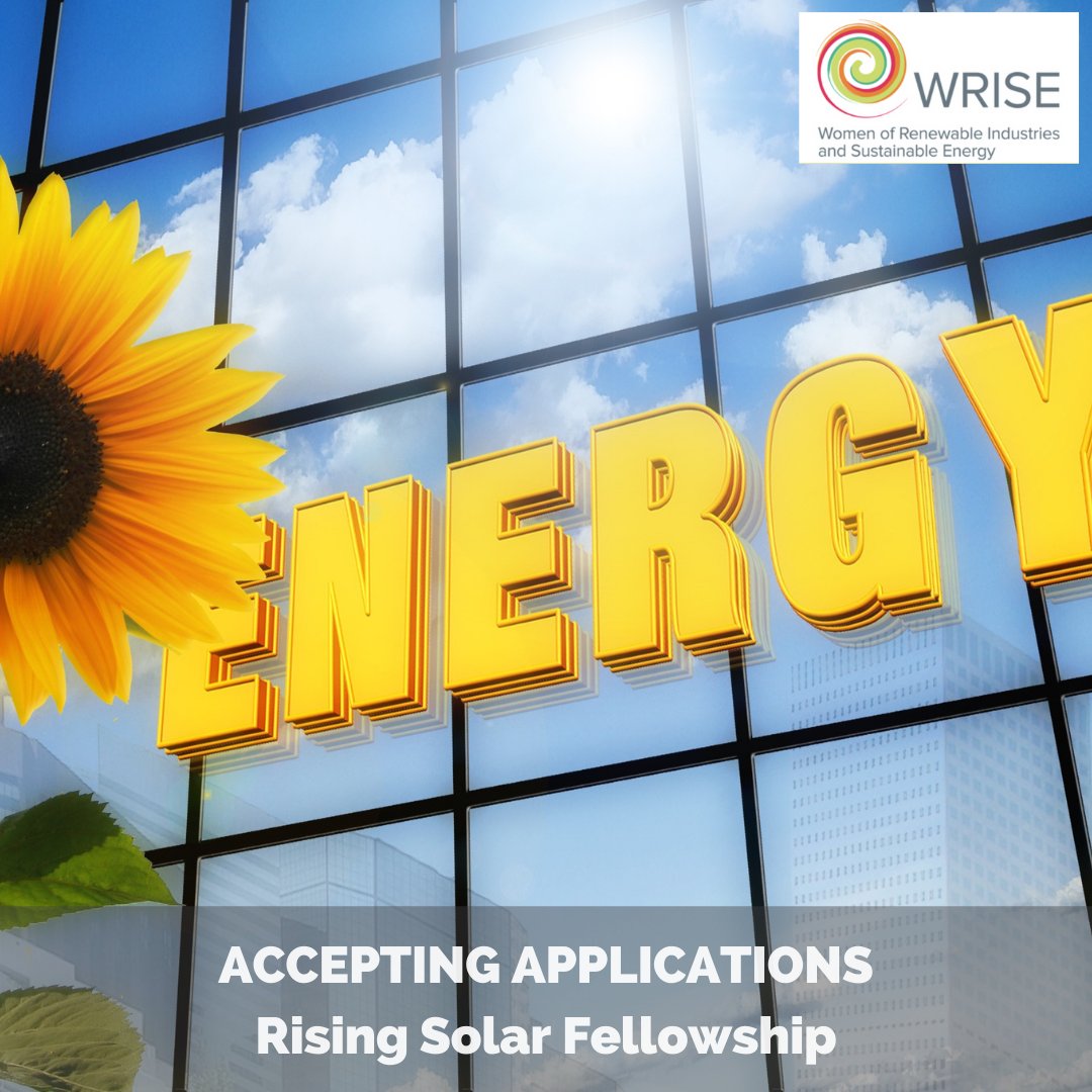 GRID Alternatives and WRISE are partnering again for a Rising Solar fellowship program to give aspiring solar professionals from diverse backgrounds the opportunity to pursue a career in renewable energy. 

Learn more and apply here by June 28: bit.ly/35eFJi8