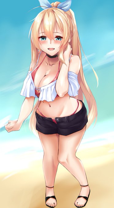 公式の衣装を参考にしながら水着に改造しました。
まぁ、あんまり変わってない気もしなくはないですね。
#ツルマキマキ 