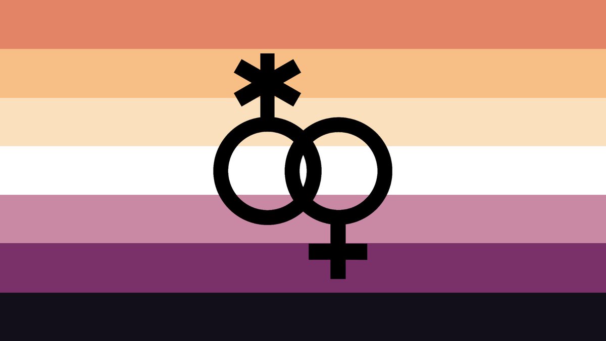 Lesbian Safe Place ⚢ On Twitter Non Binary Lesbian Flag
